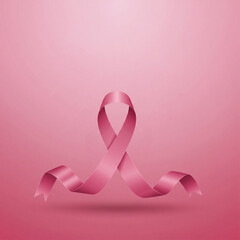 Pink Ribbon Symbol of Breast Cancer Awareness