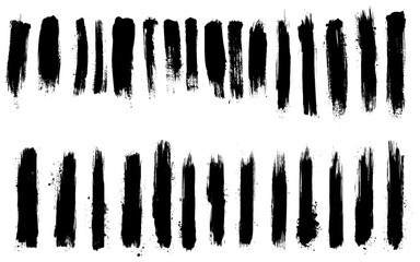 Big collection of Brush stroke set