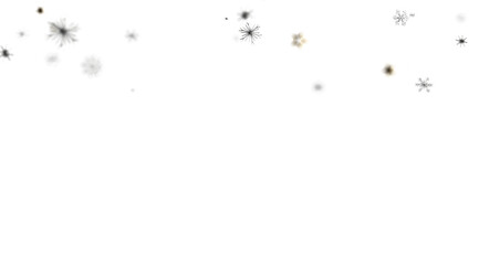 Elegant, minimalist snowflakes on white. Perfect for winter, holiday, and Christmas designs.