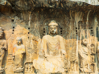 Obraz premium Longmen Grottoes, Luoyang, Henan, China