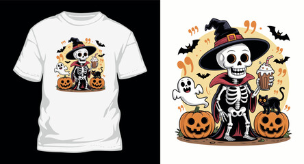 Halloween t-shirt design. Halloween t shirt design vector graphic typography t shirt. Halloween Family Shirt Halloween day.
