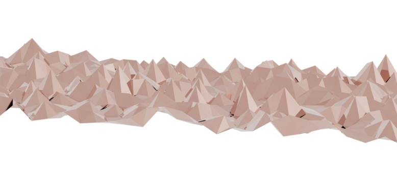 Stunning abstract landscape image featuring a low poly mountain range. Perfect for backgrounds, websites, and design projects.