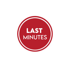 Last Minutes sale banner art and illustration