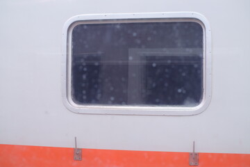 train window panels