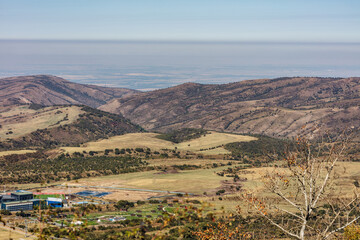 Fototapeta premium landscape with mountains and sea