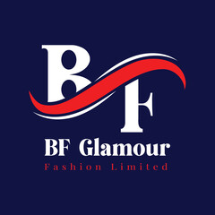 Letter FB or BF Creative Luxury Vector Logo Design for Fashion 