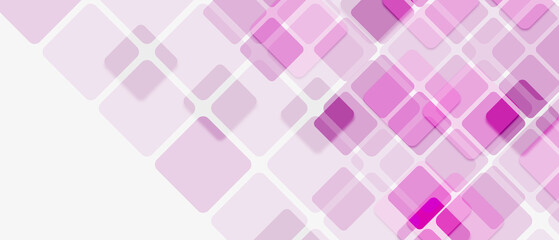 Abstract light purple geometric square shapes background