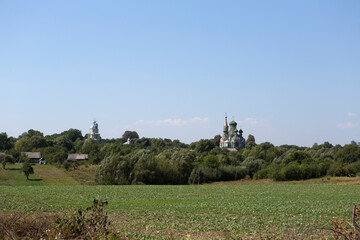 Ukraine, Chernivtsi Oblast, Khotyn Fortress on a sunny spring day