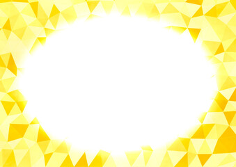 モザイク背景×ぼかし楕円形(イエロー)