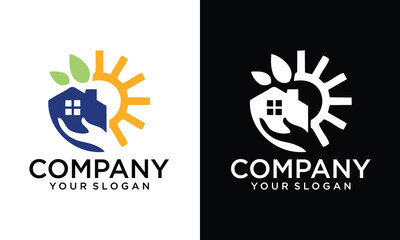 Creative Home Care logo hands design
