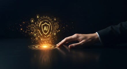 AI Security Shield with Human Interaction and Digital Network