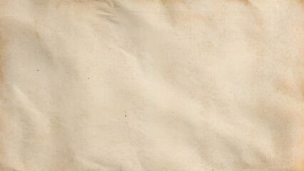 Old paper vintage texture surface for background. Recycle pale brown paper crumpled texture, Cream color recycled kraft paper texture blank with copy space for text.