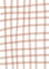 white checkered tablecloth texture brown