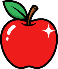Red Apple Vector
