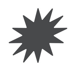 Techno sun shapes y2k element