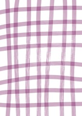 pink and white plaid