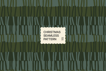 Christmas seamless patterns. Traditional plaid textures. Holidays backgrounds for packaging and wrapping paper.