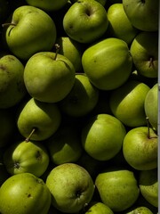 fresh green apples