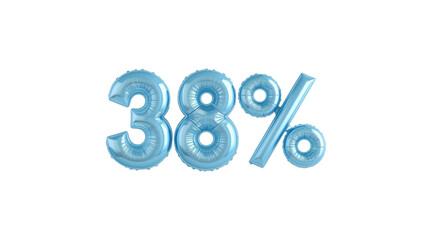 Light Blue Balloons 38% Discount Offer