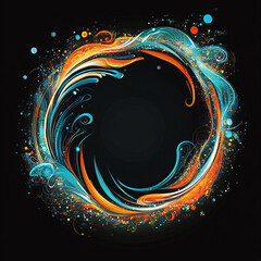 A circle with the glow quot in the dark