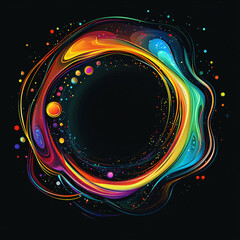 A circle with the glow quot in the dark