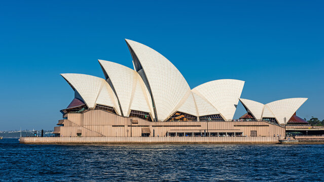 Sydney, New South Wales, Australia - February 22, 2024: The Sydney Opera House.