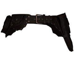 Leather belt medieval