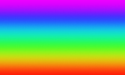 A vibrant and colorful rainbow gradient background with a smooth transition of hues, perfect for adding a cheerful touch to any design project