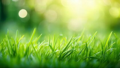 Spring Grass Background Soft Blur Green Grass Background Natural Background With Green Grass