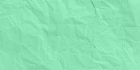 Paper texture background, Crumpled paper. light green blue mix creased paper.