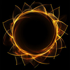 A circle with the glow quot in the dark