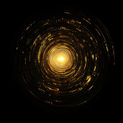 A circle with the glow quot in the dark