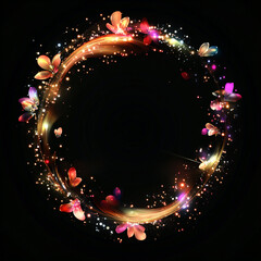 A circle with the glow quot in the dark