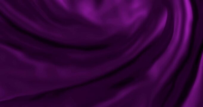 abstract purple violet pink satin fabric seamless wave background, silk cloth fluttering in the wind, concept of fashion