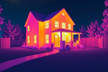 Identifying Insulation Needs by Capturing a House's Thermal Signature with Technology