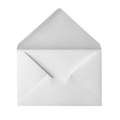 Simple white envelope suitable for letters and invitations at home or office