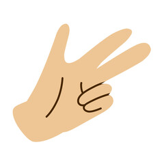 Hand Gestures Vector Illustration