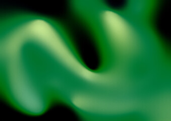 Abstract green grainy gradient background