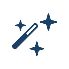 Artificial intelligence icon in flat style
