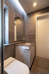 modern bathroom interior