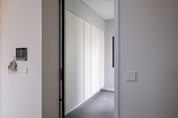 empty room with doors