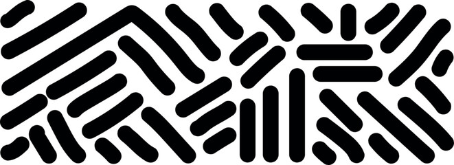 Creative Grunge Texture Bundle with Hand-Painted Brush Strokes, Black Ink Lines, and Vector Abstract Smear Stains on Clean White Canvas