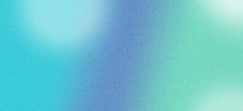 Modern Grainy Gradient Background, Blue and Green Noise Texture Overlay on Transparent PNG
