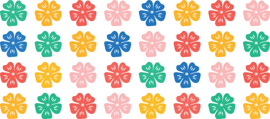 Elegant Flower Icon Collection – Beautiful Colourful Vector Illustrations for Digital and Print Use