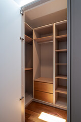 wardrobe in the room