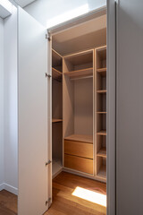 wardrobe in the room