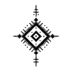 Abstract tribal design pattern