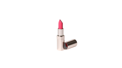 Pink lipstick isolated on white background for beauty fashion cosmetics and makeup design illustration