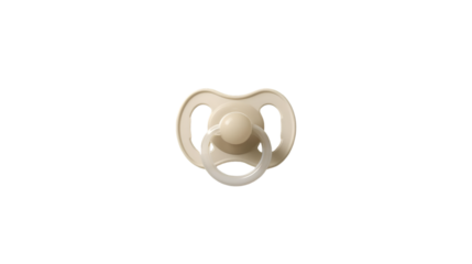 Baby pacifier isolated on white background for infant accessory childcare and parenting design concept