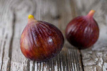 Ripe Purple Fig Close-Up nature photography themes.